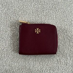 Tory Burch top zipper coin pouch